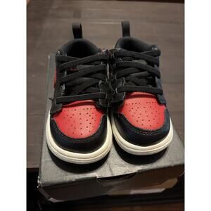 Jordan 11 Retro Low Bred Toddler TD Size 6D Black Red Sneakers Shoes DR9747-067